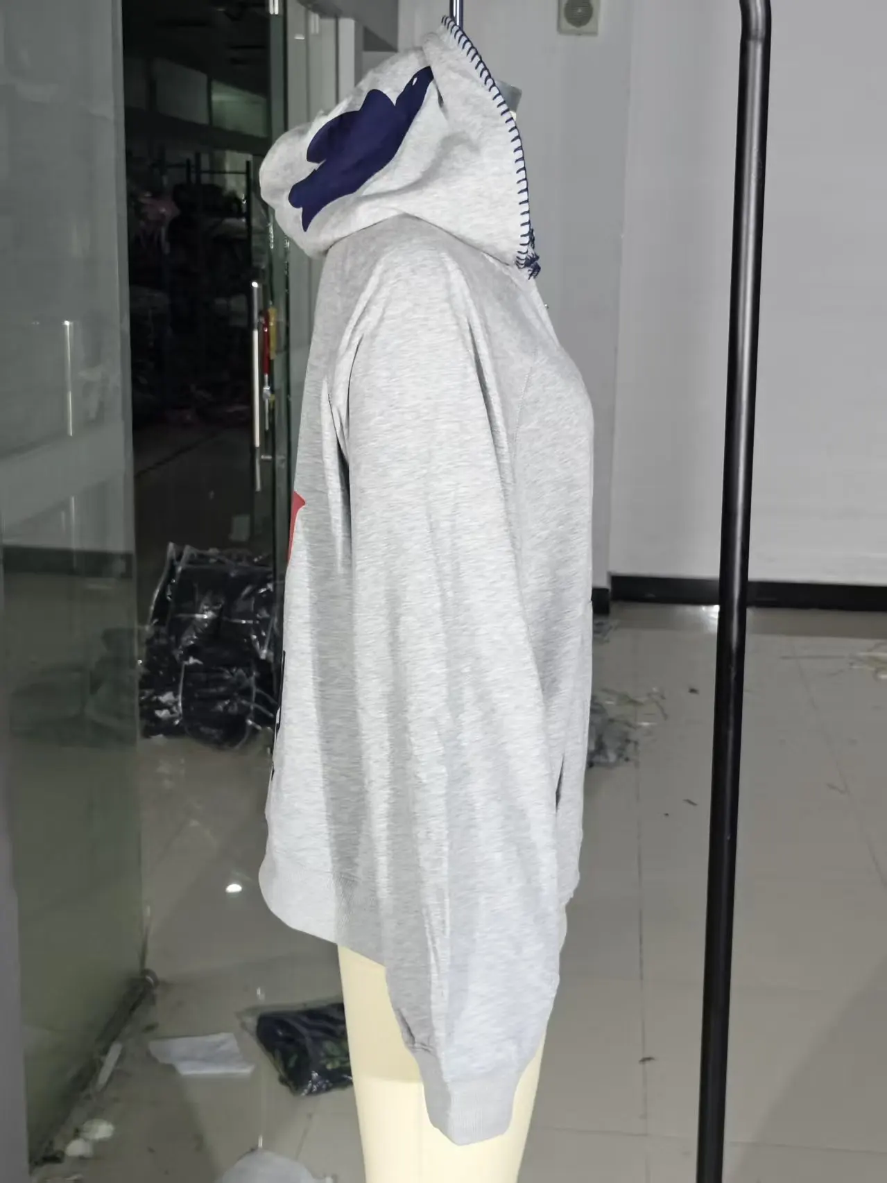 Hot Sell Y2K Letter Printed Hoodies American Zipper Hoodie Sweatshirt Women Casual Loose Harajuku Street Color Retro Simple Coat