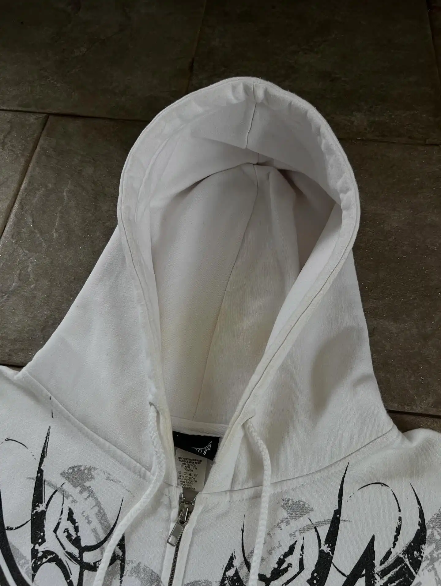 Vintage Tapout Graphic Zipper Hoodie Y2K Sweatshirt Women Mens Hip Hop Streetwear Letter Oversized Hoodie Jacket Clothes