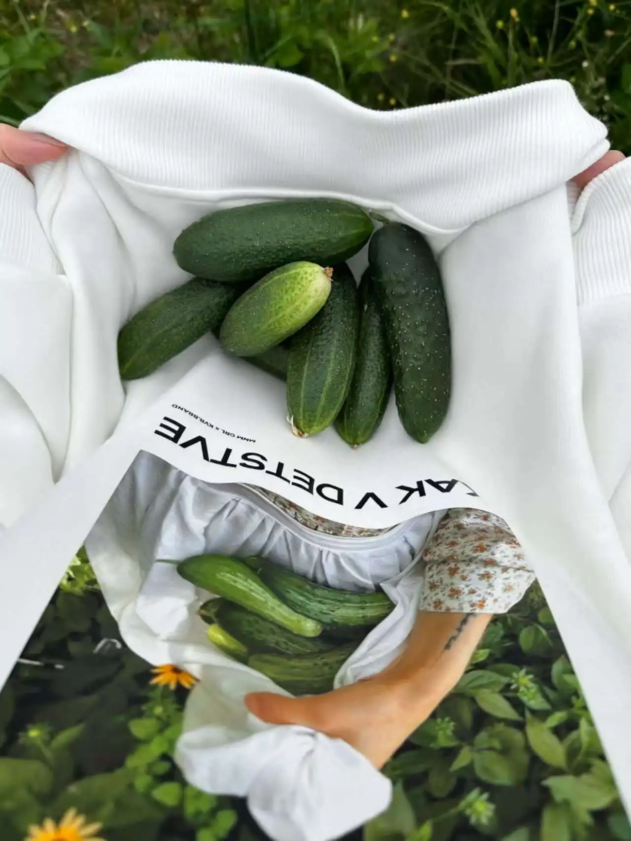 Funny Cucumber Printing Oversized Sweatshirt Women Thin Autumn 2025 Hoodies Women Long Sleeve Loose Russian Style Fashion Tops