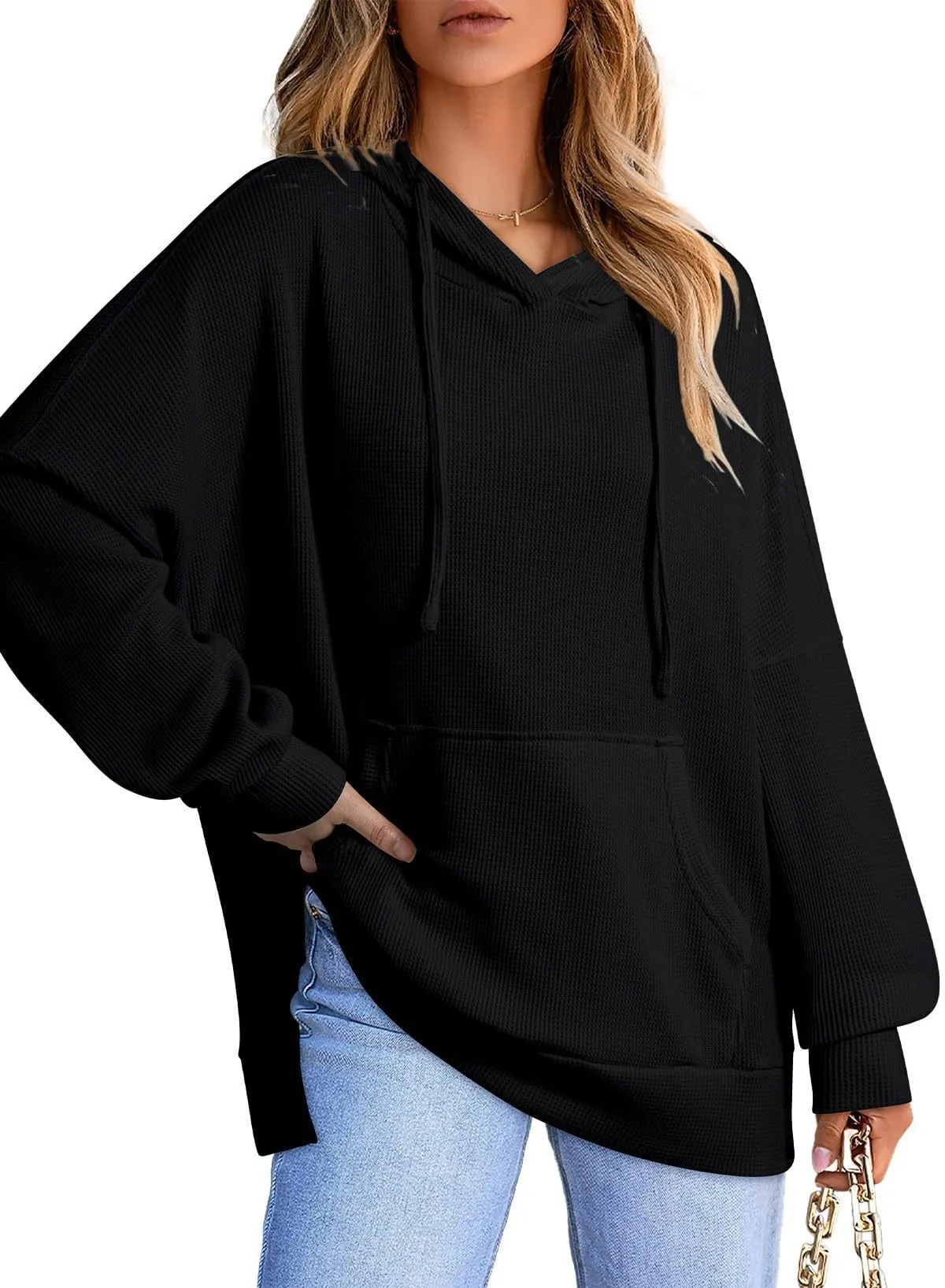 Hooded Long Sleeve Hoodies Loose Fit American and European Style with Summer Streetwear Casual Regular Sleeve Women Hoodie