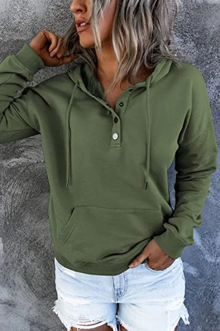 Women's And Women's Winter Clothing Loose Fit Color Block Hoodie Long Sleeve Cotton Drawstring Hood with Metal Detail and