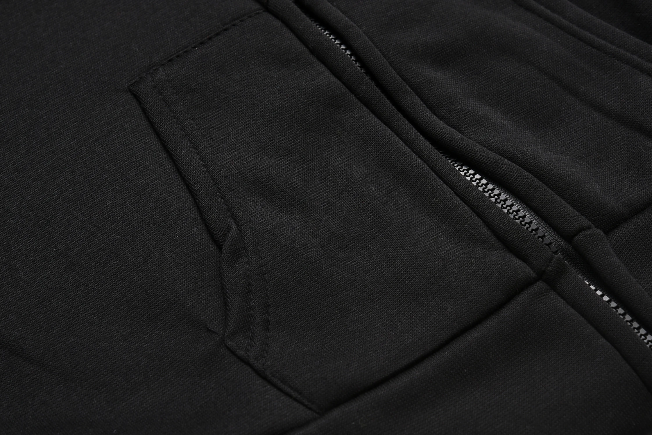 Hot Selling Black Punk Peng Hoodie with Moon Print Long Sleeved Hoodie