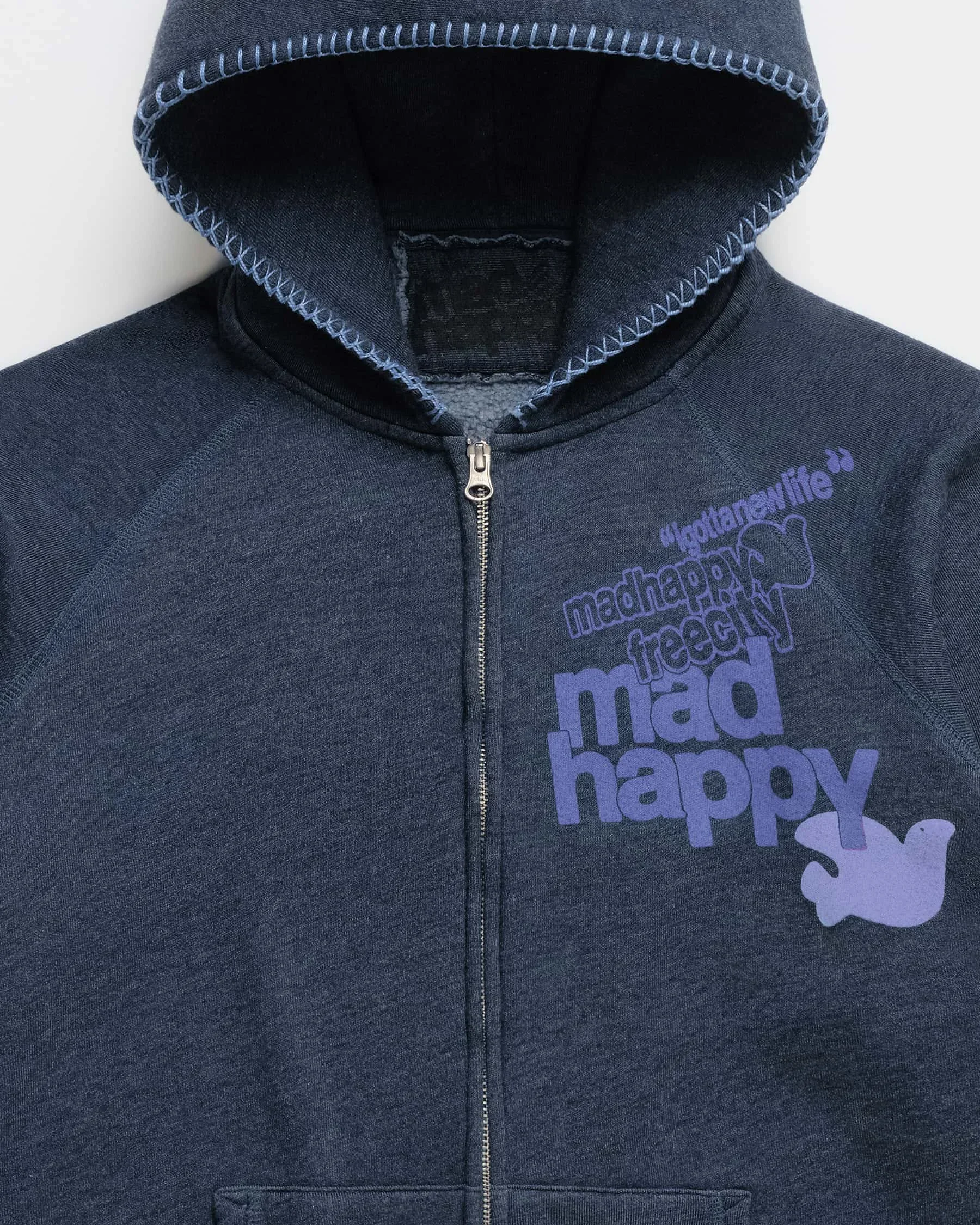 Harajuku Street Letter Printed Hoodies American Zipper Hoodie Sweatshirt Women Casual Loose Color Y2K Retro Simple Coat