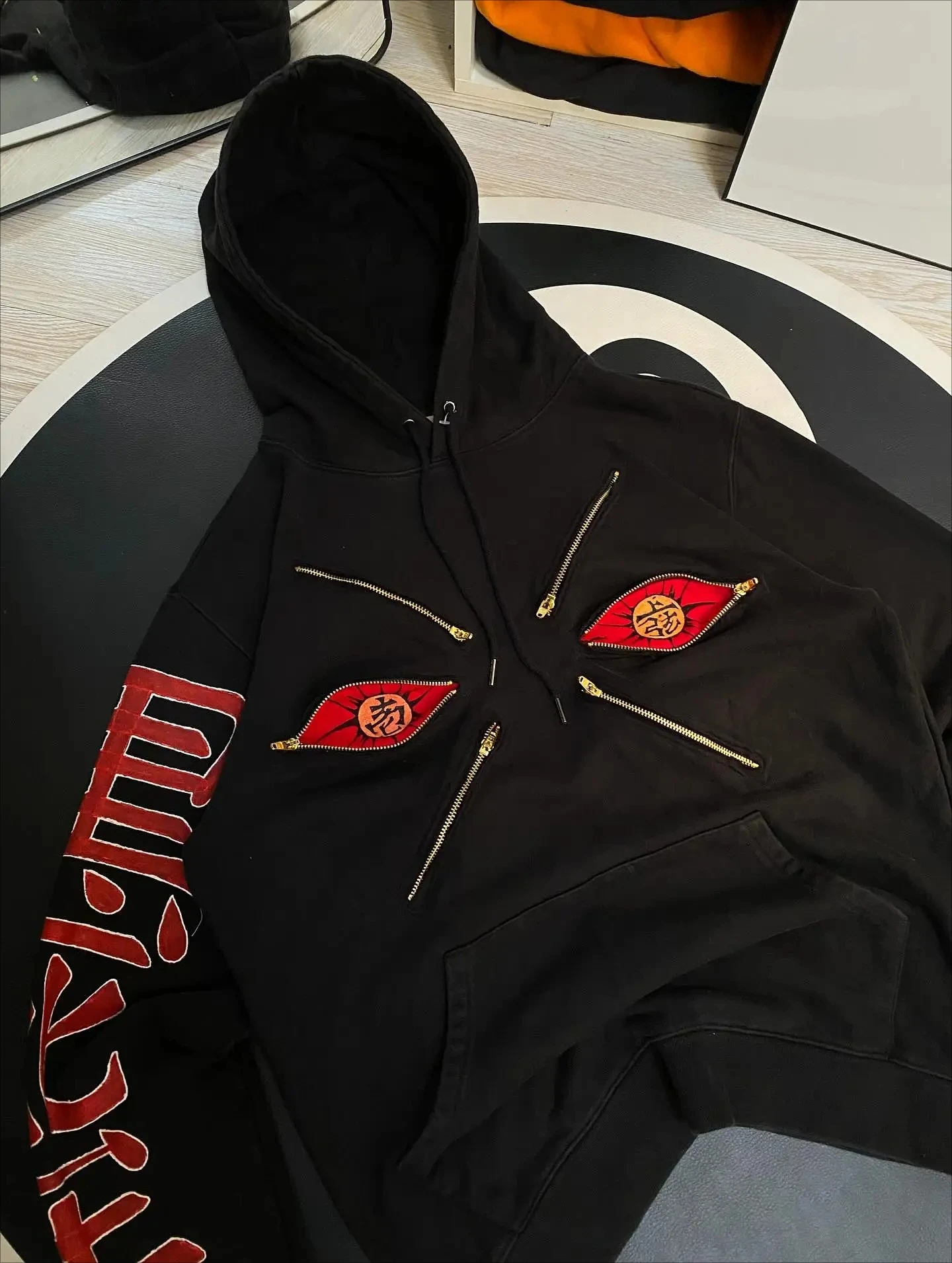 Cool Design Multi Zipper Sweatshirts Punk Street Hoodies Women Hip Hop Anime Hoodie Y2k Couples Plus Size Casual Streetwear