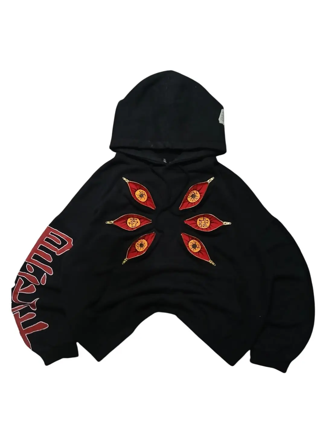 Cool Design Multi Zipper Sweatshirts Punk Street Hoodies Women Hip Hop Anime Hoodie Y2k Couples Plus Size Casual Streetwear