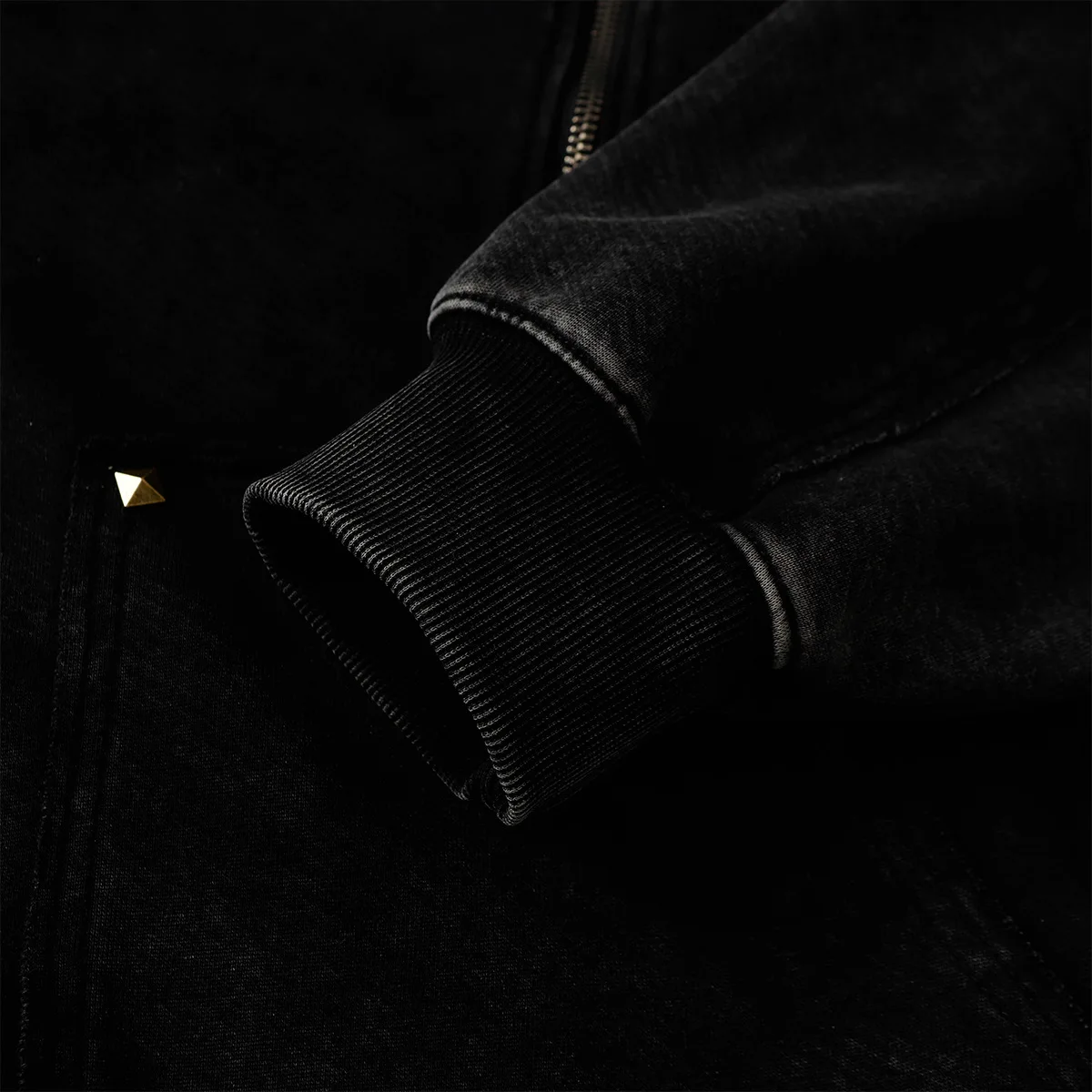 Gothic Women Coats with Hoodies American Y2K Retro Harajuku Washed Rivet Zipper Jacket New Autumn Men Hip-hop Hooded Sweatshirt