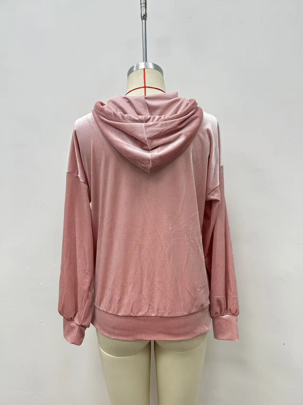 Hooded Long Sleeve Hoodies with Irregular Fit Casual Japanese Korean Casual Regular Length Standard Length Pullover Women Hoodie