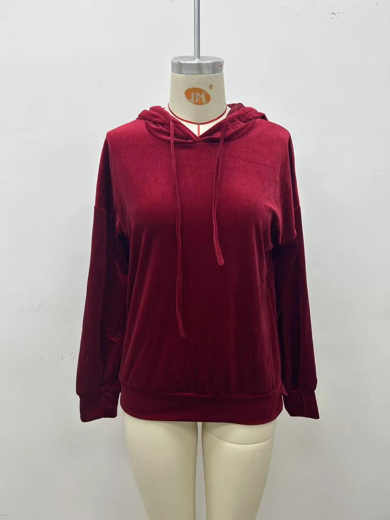 Hooded Long Sleeve Hoodies with Irregular Fit Casual Japanese Korean Casual Regular Length Standard Length Pullover Women Hoodie