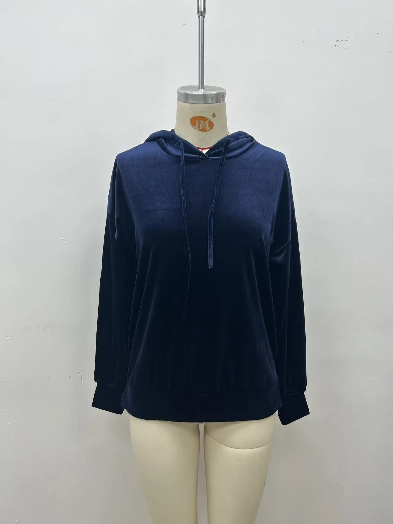 Hooded Long Sleeve Hoodies with Irregular Fit Casual Japanese Korean Casual Regular Length Standard Length Pullover Women Hoodie