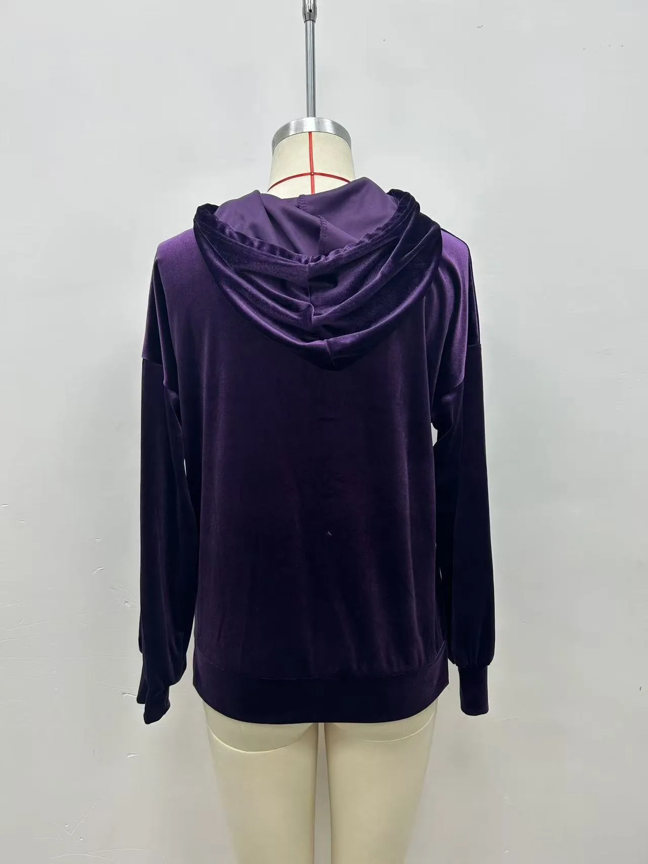 Hooded Long Sleeve Hoodies with Irregular Fit Casual Japanese Korean Casual Regular Length Standard Length Pullover Women Hoodie