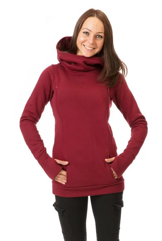 Long Sleeve Pullover Hoodie Loose Fit Casual Women Hoodie with Regular Length European and American Style Spring Sweatshirt