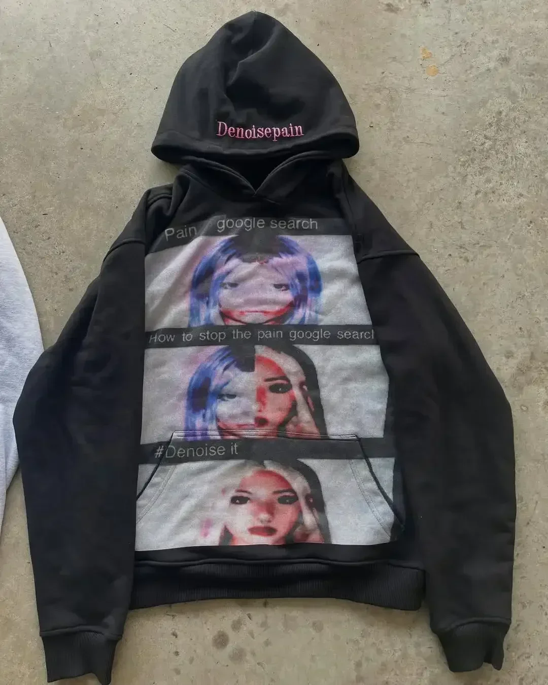 Vintage Y2k Anime Cool Design Hoodies Women Grunge Hip Hop Streetwear Sweatshirt Tops Goth Oversized Hoodie Women Clothing