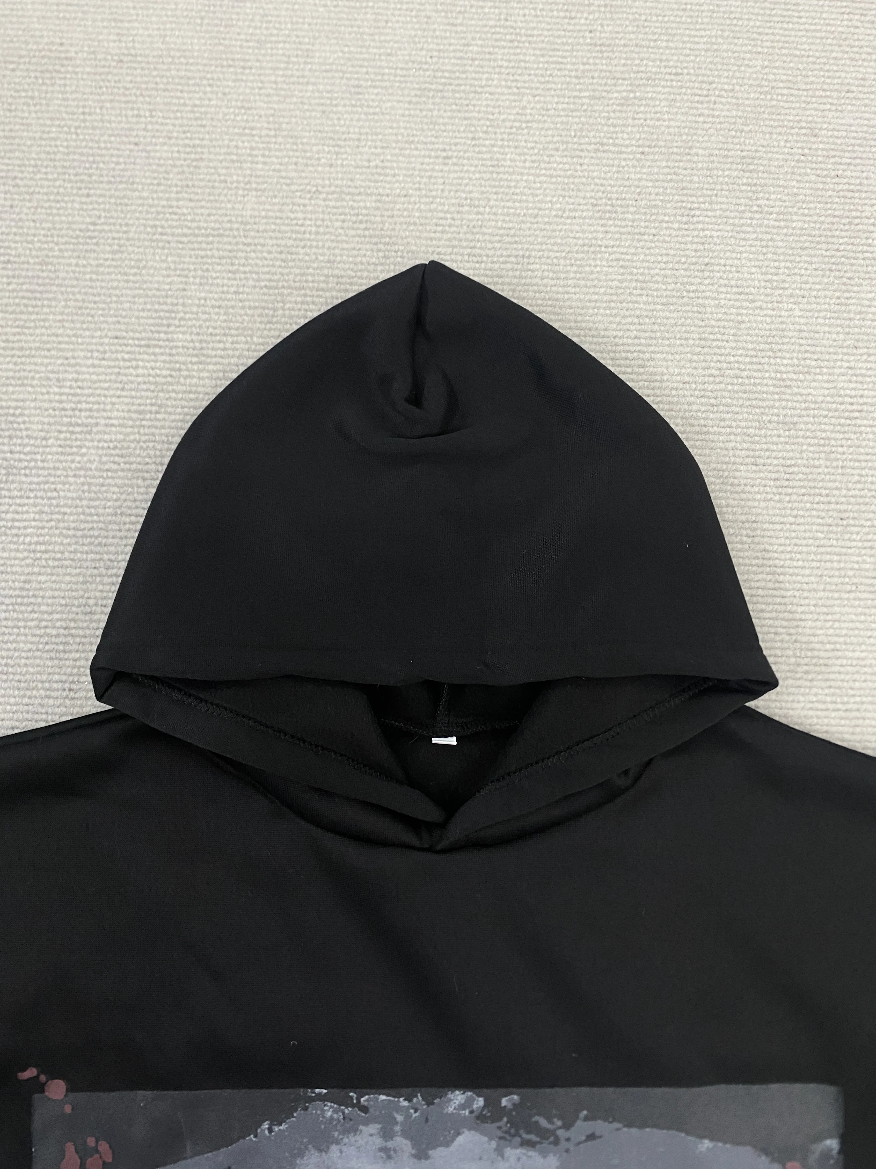 Street fashion letter printed pullover, American retro loose autumn and winter new punk hooded jacket, men and women