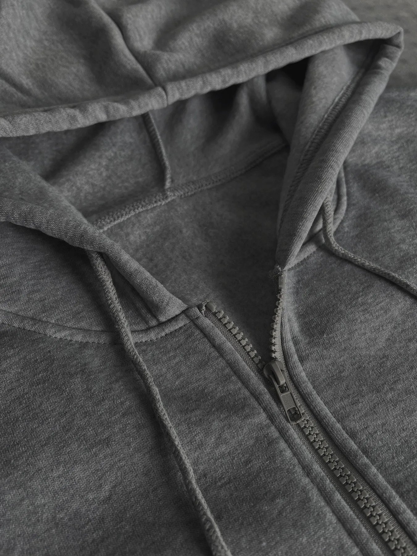Women's And Women Zip-Up Hoodie Thick Loose Fit Long Sleeve Mid Length Casual Basic Zipper Sweatshirt Regular Sleeve with Front