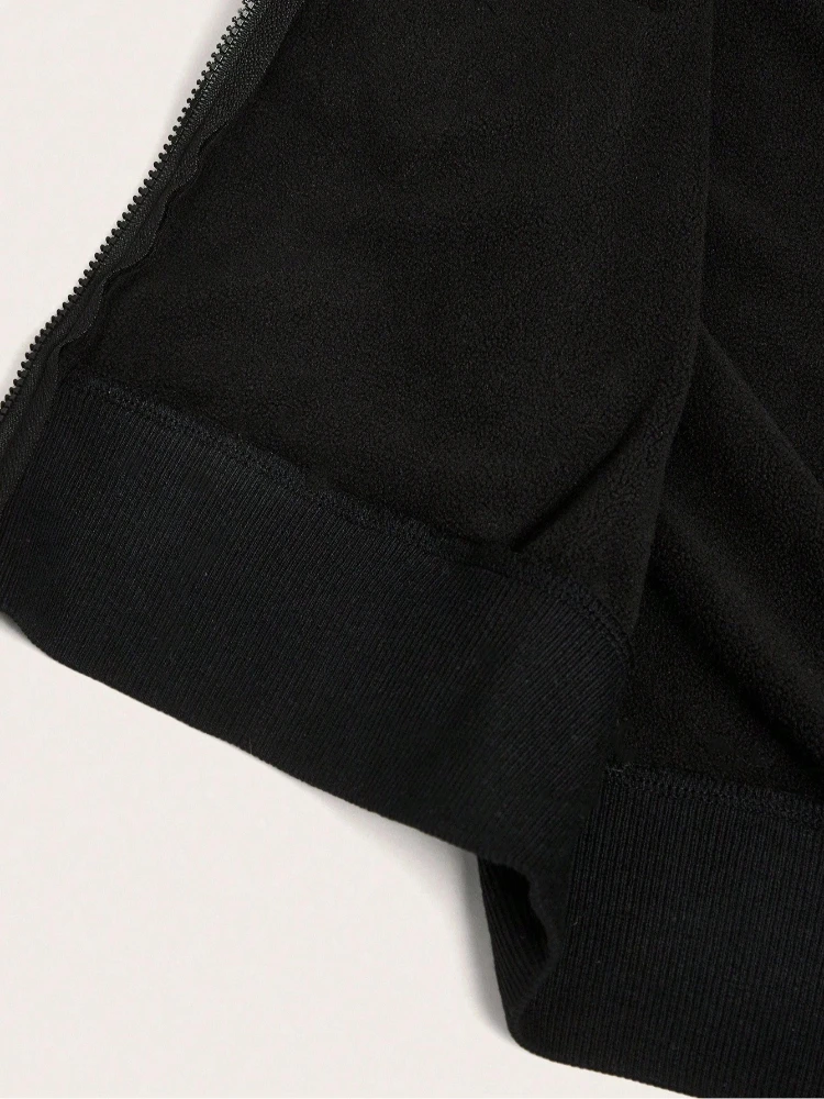 American Retro Y2K Waist-Cinched Fur Collar Hooded Sweatshirt Solid Color Coat for Women's Autumn and Winter Zipper Slimming Top