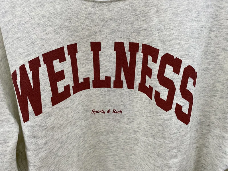 Letter Print Sweatshirt Women Classic O Neck Long Sleeve Pullover Autumn Winter Casual Vintage Sweatshirt female