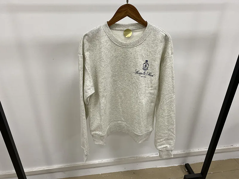 Letter Print Sweatshirt Women Classic O Neck Long Sleeve Pullover Autumn Winter Casual Vintage Sweatshirt female