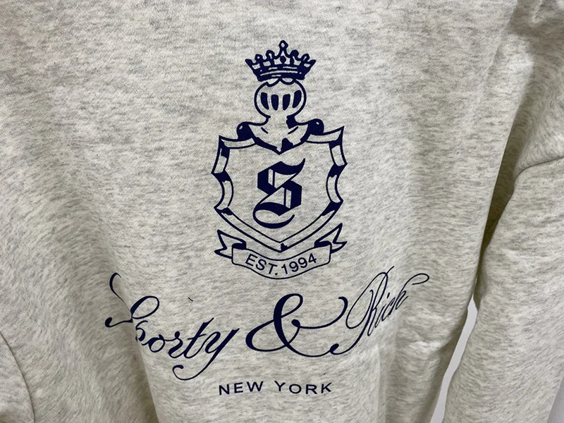 Letter Print Sweatshirt Women Classic O Neck Long Sleeve Pullover Autumn Winter Casual Vintage Sweatshirt female