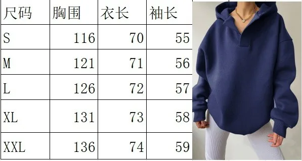 Loose Fit Hooded Hoodie Regular Length American and European Style with Single Pullover Regular Thickness Autumn Women Hoodie
