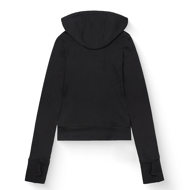 American Style Millennium Spicy Girls Chic Zipper Hooded Sweatshirt High Street Trendy Retro Fashion Versatile Zipper Sweatshirt