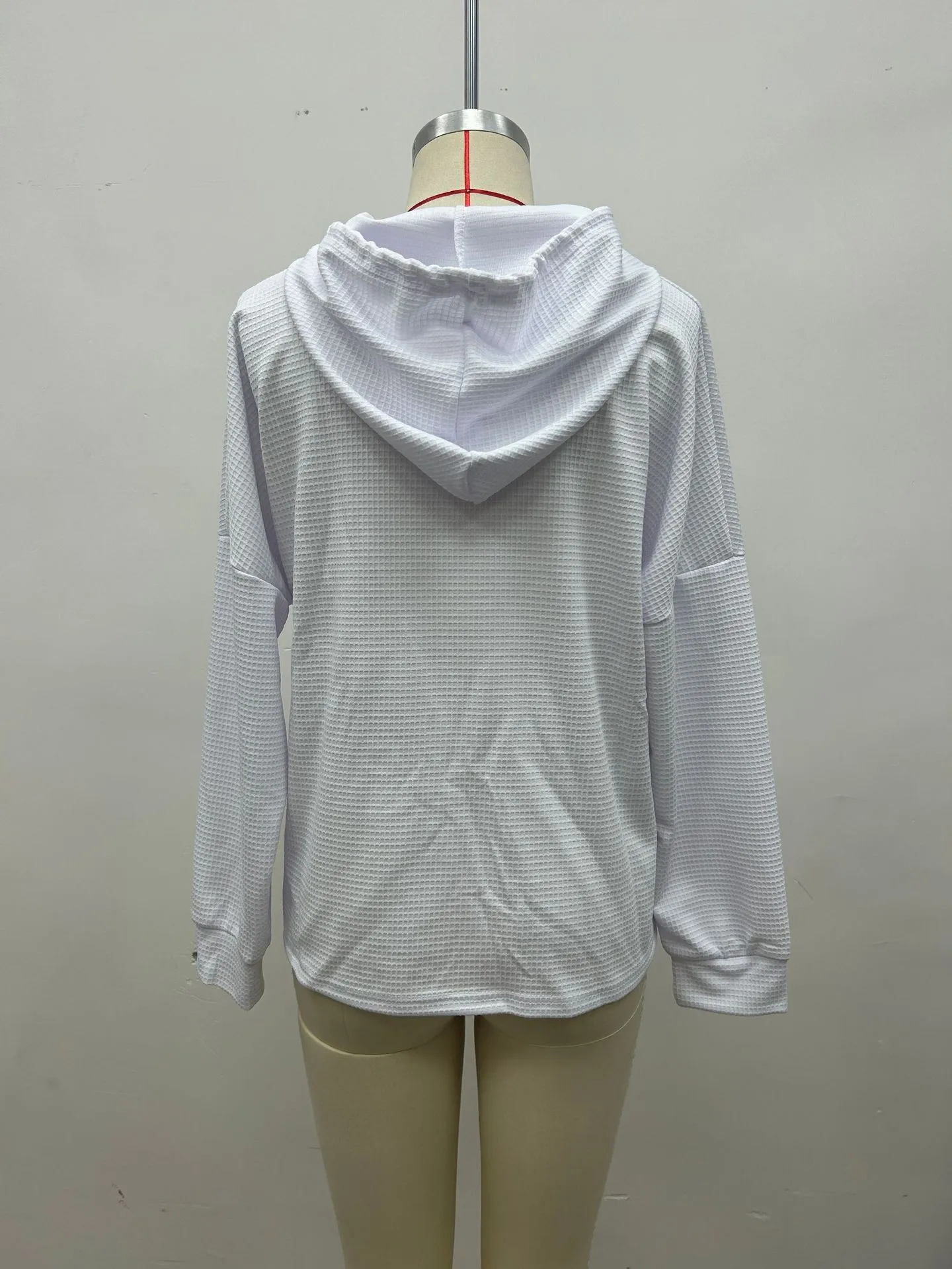 Casual Hooded Loose Fit Hoodie with Japanese Korean Casual Asymmetrical Hooded Neckline Irregular Design Women Sweatshirts