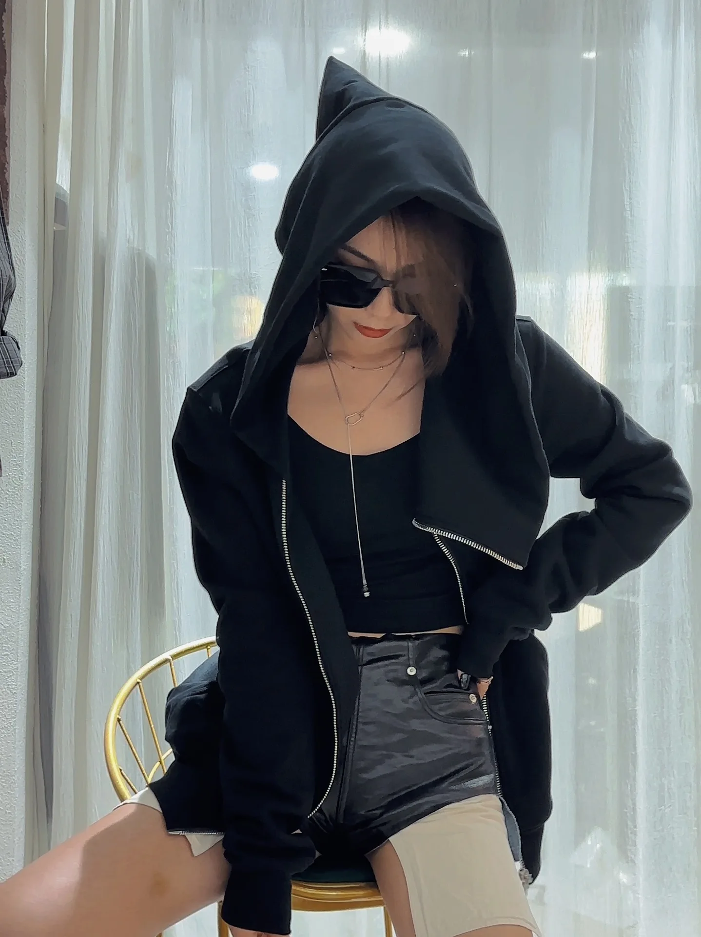 High Quality Men's and Women's Couple's Fleece Hoodie Jacket Hoodie Autumn and Winter New Version RO Style Wizard Hat