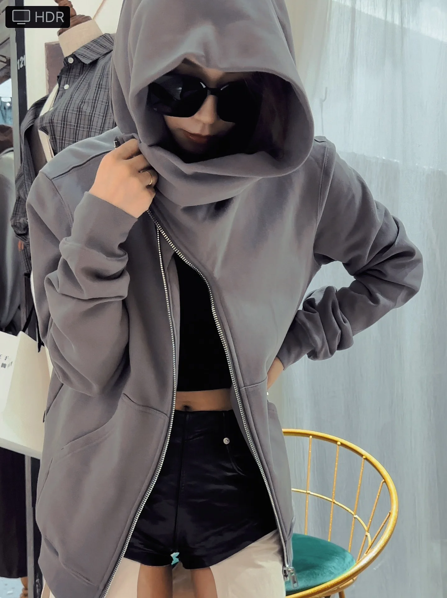 High Quality Men's and Women's Couple's Fleece Hoodie Jacket Hoodie Autumn and Winter New Version RO Style Wizard Hat