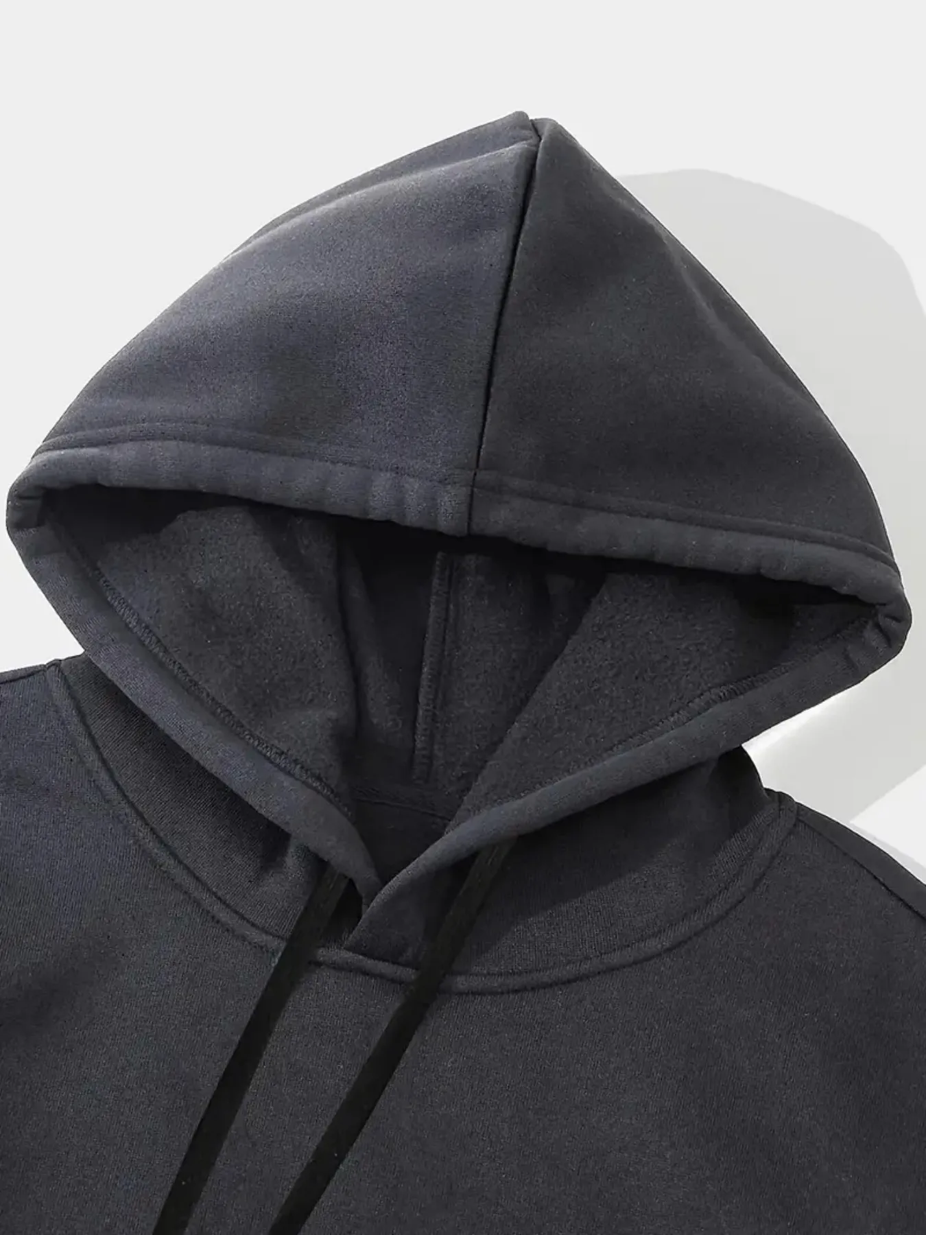 Women's Autumn and Winter Warm and Loose Casual Heart-Shaped Printed Velvet Long-Sleeved Hooded Sweatshirt