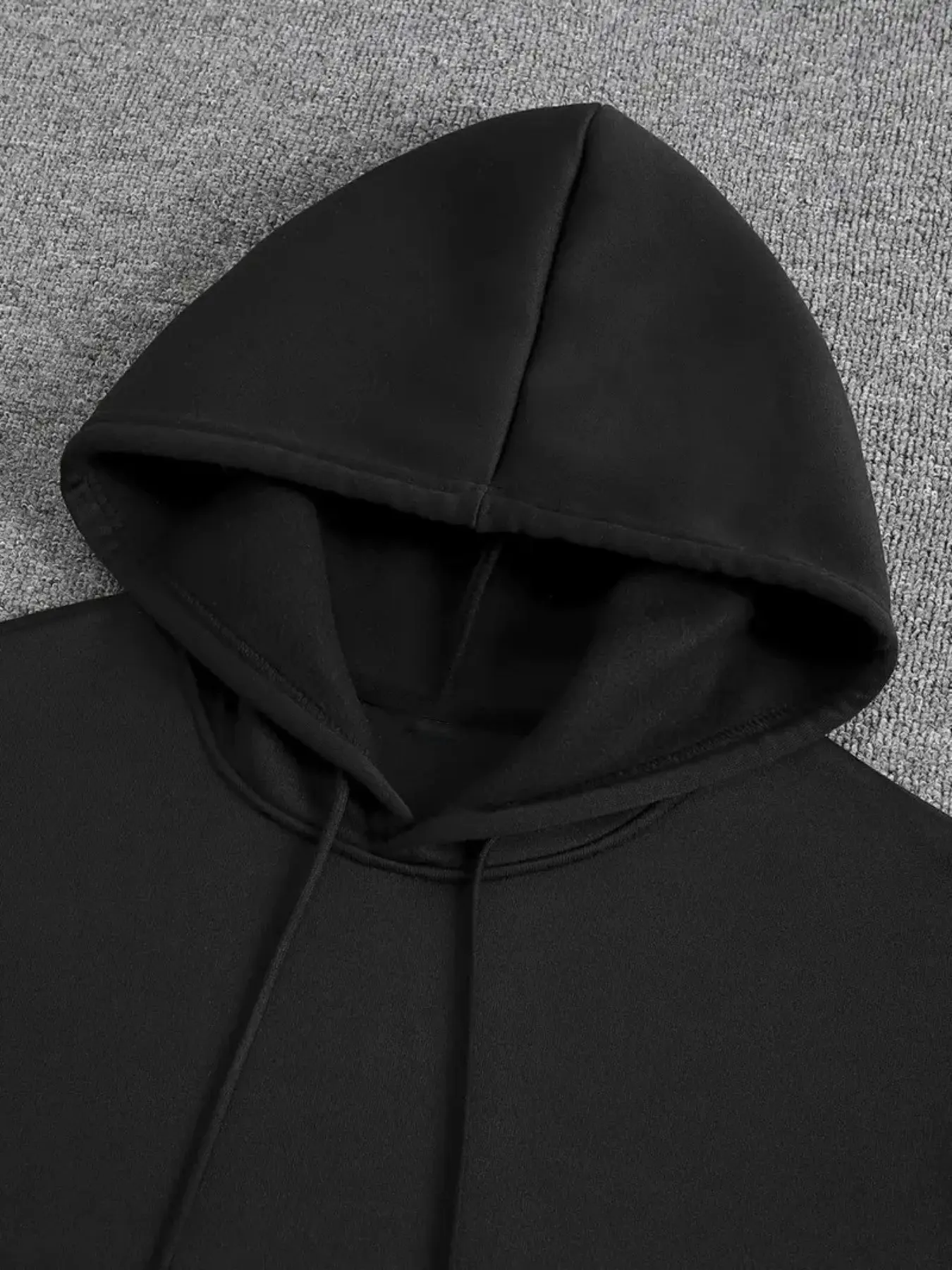 Women's Autumn and Winter Warm and Loose Casual Heart-Shaped Printed Velvet Long-Sleeved Hooded Sweatshirt
