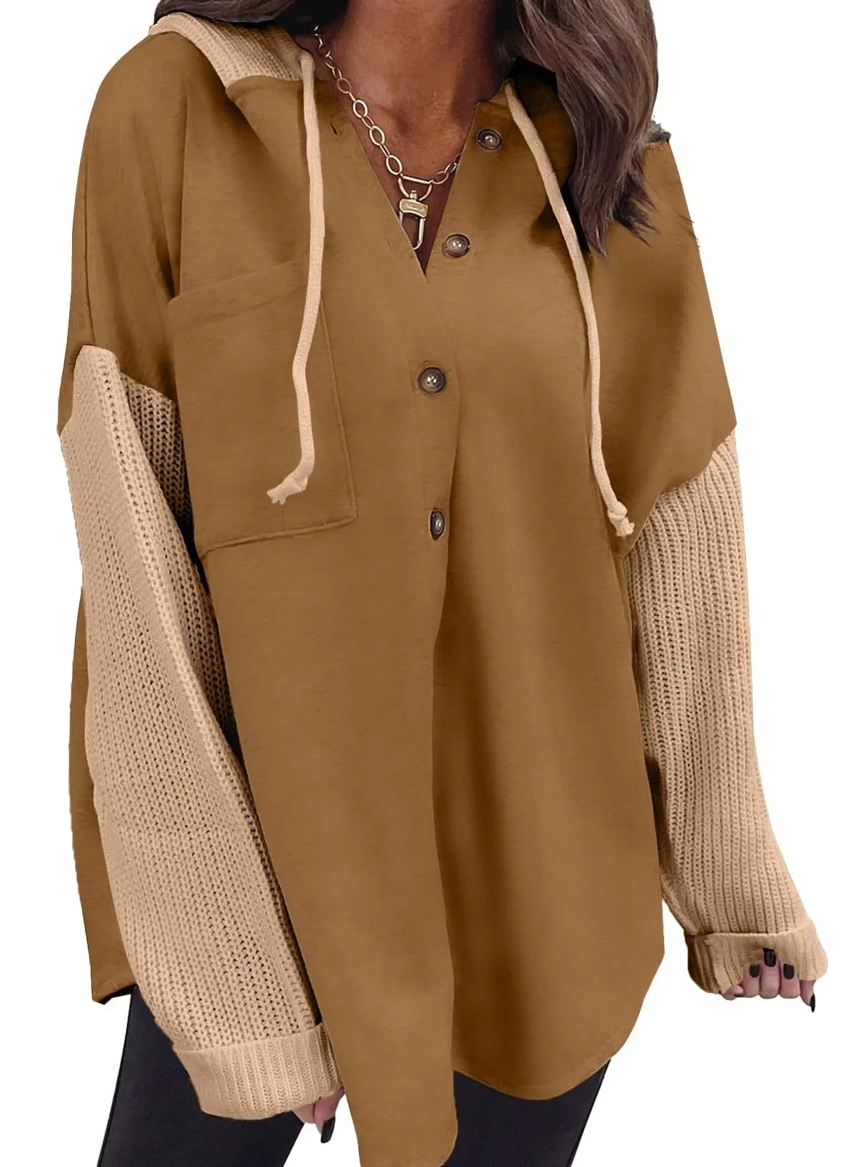 Casual Hooded Hoodie with Loose Fit Mid Length Regular Sleeve American and European Style Streetwear Long Sleeve Women Hoodie
