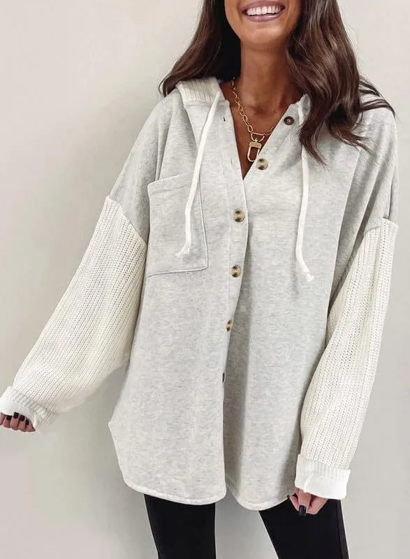 Casual Hooded Hoodie with Loose Fit Mid Length Regular Sleeve American and European Style Streetwear Long Sleeve Women Hoodie