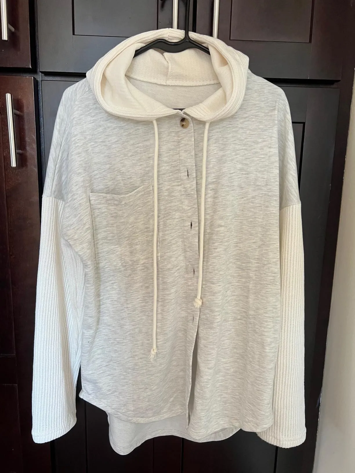 Casual Hooded Hoodie with Loose Fit Mid Length Regular Sleeve American and European Style Streetwear Long Sleeve Women Hoodie