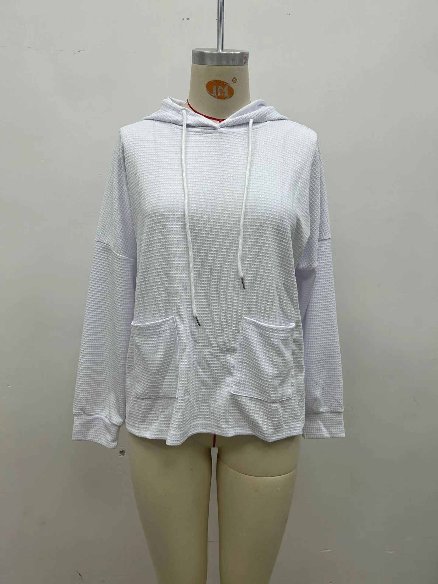 Casual Hooded Loose Fit Hoodie with Japanese Korean Casual Asymmetrical Hooded Neckline Irregular Design Women Sweatshirts