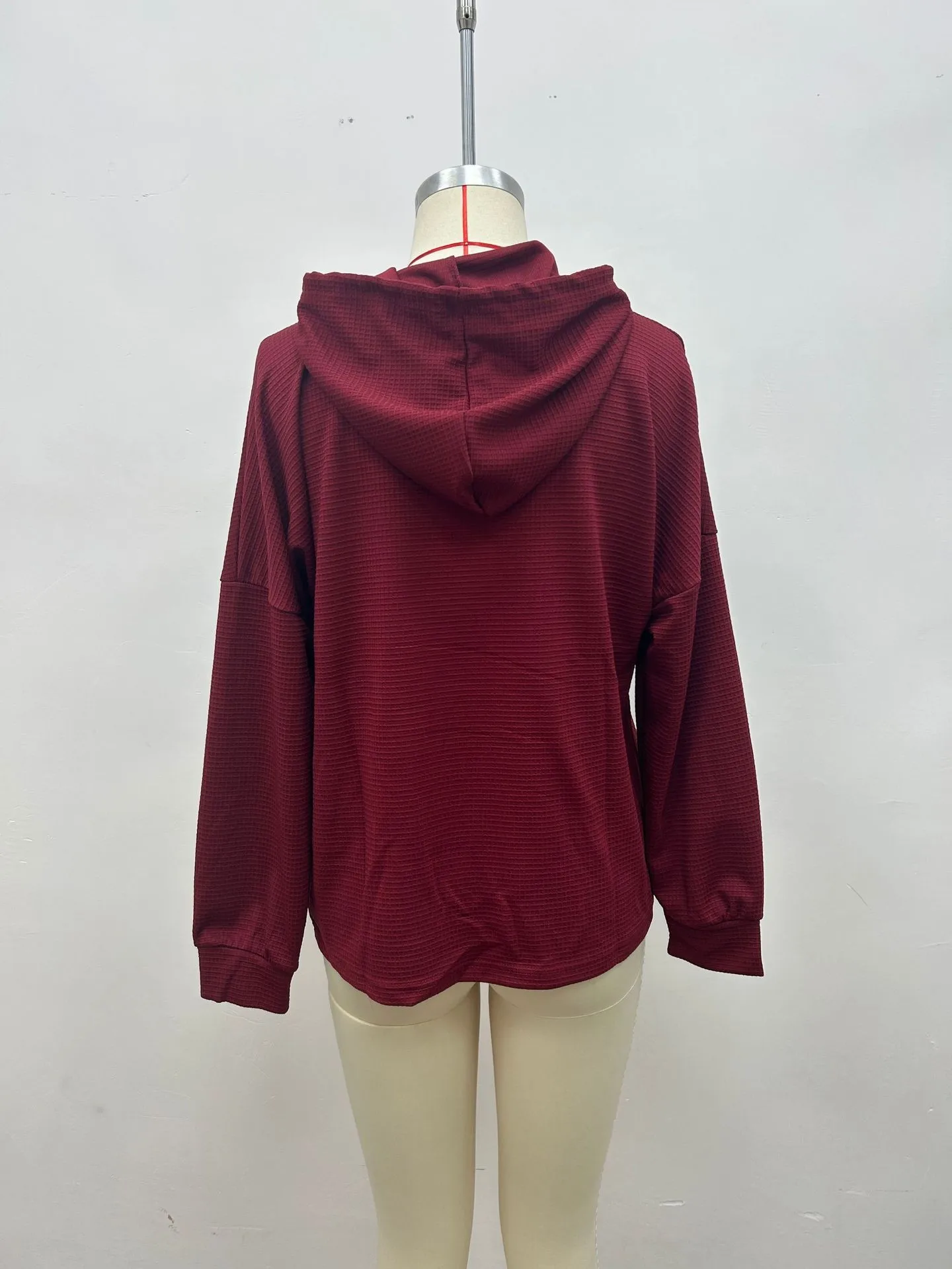 Casual Hooded Loose Fit Hoodie with Japanese Korean Casual Asymmetrical Hooded Neckline Irregular Design Women Sweatshirts