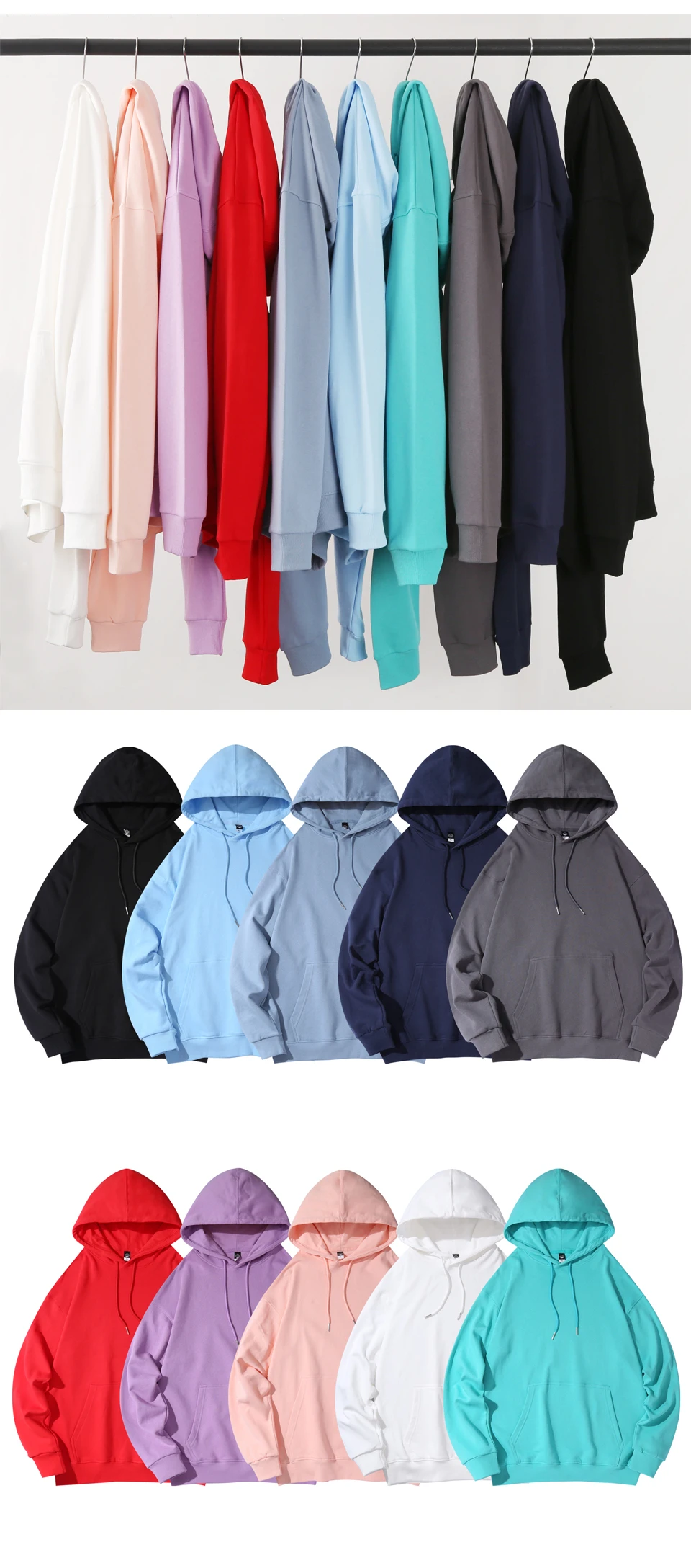 WAVLATII New Women White Hoodies Female Spring Light Green Sweatshirt Lady Autumn Casual Long Sleeve Tops MH2239