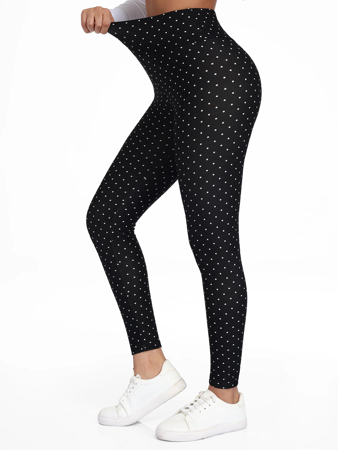 Autumn Winter Warm Fleece Women Leggings Velvet Thicken High Waist Tights Elastic Slim Solid Color Leggings Prevent Cold Tights