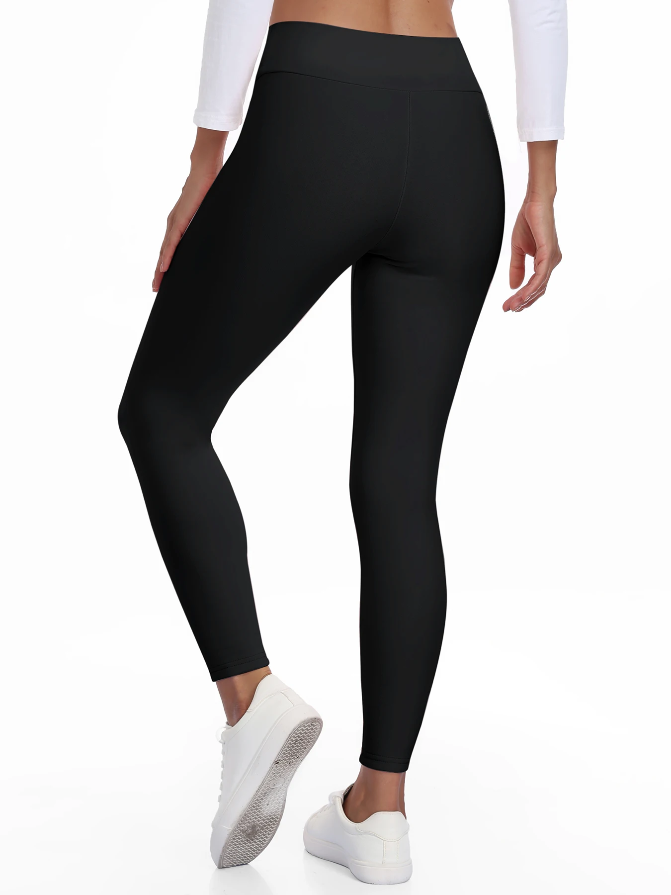 Autumn Winter Warm Fleece Women Leggings Velvet Thicken High Waist Tights Elastic Slim Solid Color Leggings Prevent Cold Tights