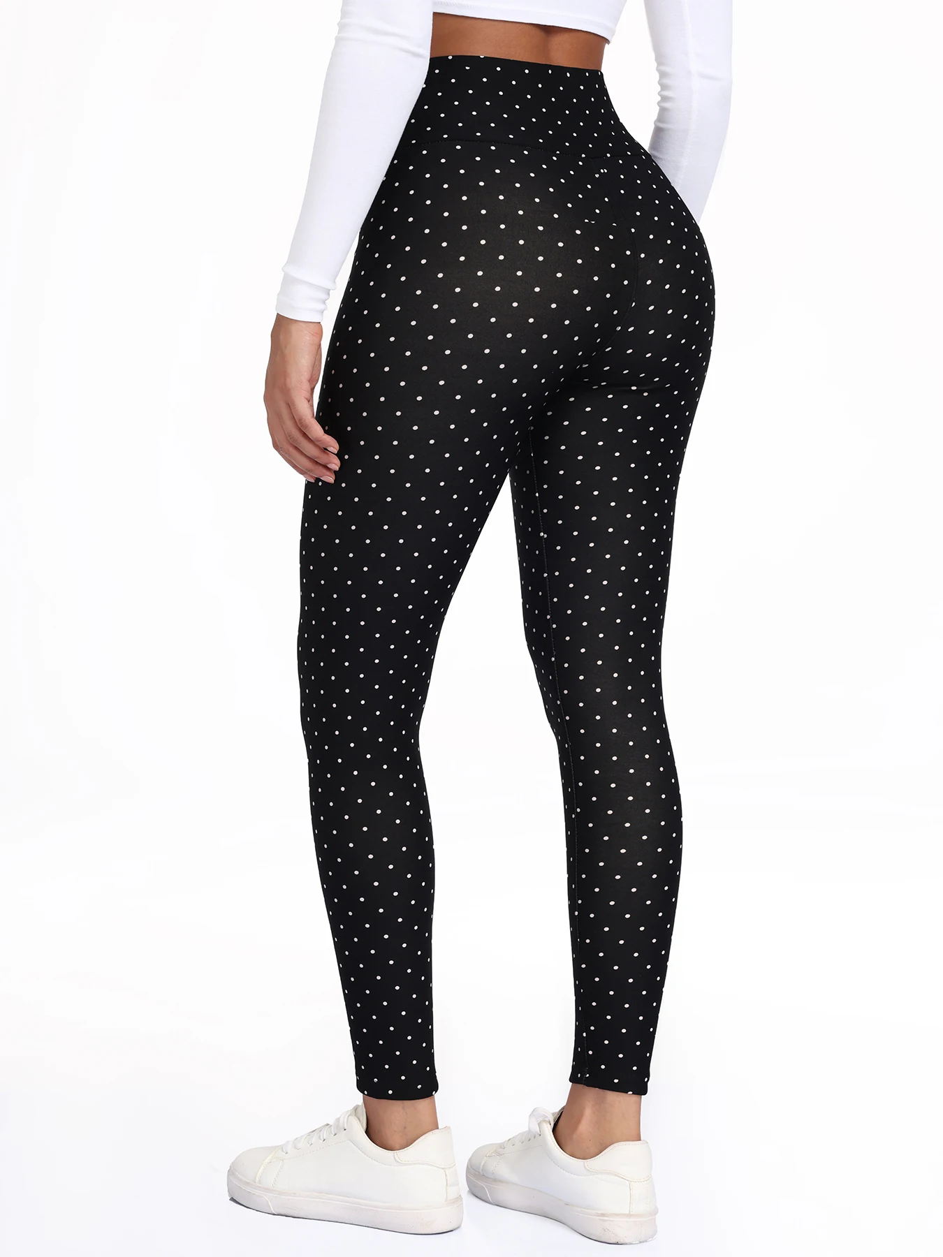 Autumn Winter Warm Fleece Women Leggings Velvet Thicken High Waist Tights Elastic Slim Solid Color Leggings Prevent Cold Tights