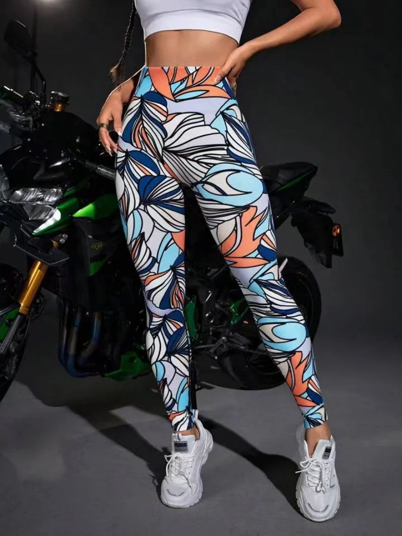 New 3D Print Tie Dye Sports Pants Women Seamless Leggings High Waist Fitness Push Up Leggings Gym Clothing Workout Tights