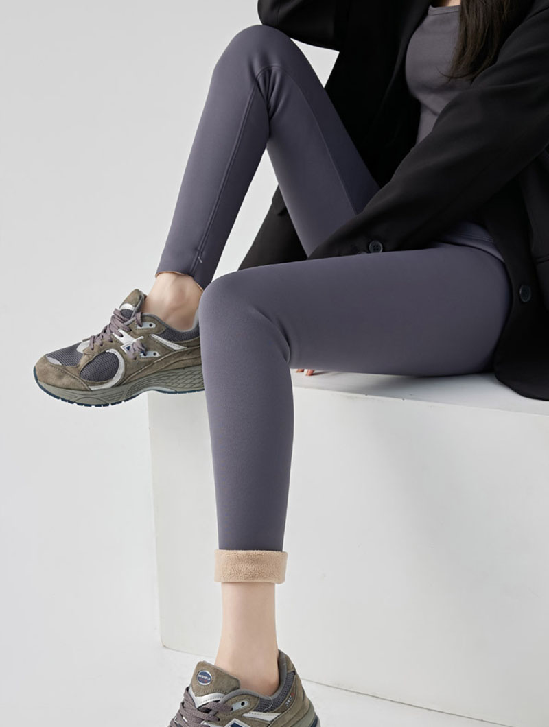 Women's Plus Velvet Thicken Leggings Autumn Winter Elastic Tight Warm Shark Pants Woman Korean High Waist Slimming Yoga Leggings