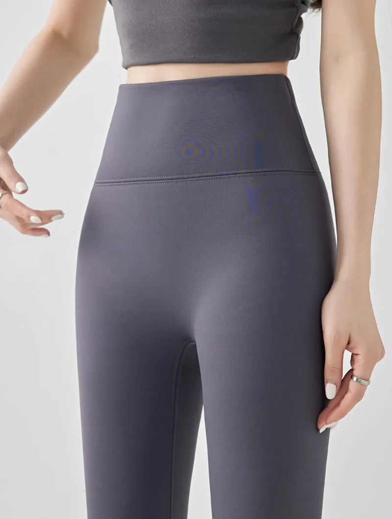 Women's Plus Velvet Thicken Leggings Autumn Winter Elastic Tight Warm Shark Pants Woman Korean High Waist Slimming Yoga Leggings