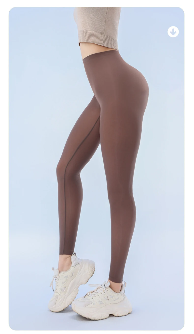 BIVIGAOS Summer Ultra-Thin Skin Sunscreen Leggings Women High Elastic Transparent Facial Mask Underwear Tight Sexy Sport Legging