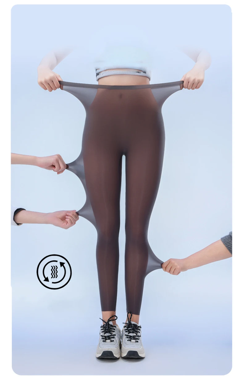BIVIGAOS Summer Ultra-Thin Skin Sunscreen Leggings Women High Elastic Transparent Facial Mask Underwear Tight Sexy Sport Legging
