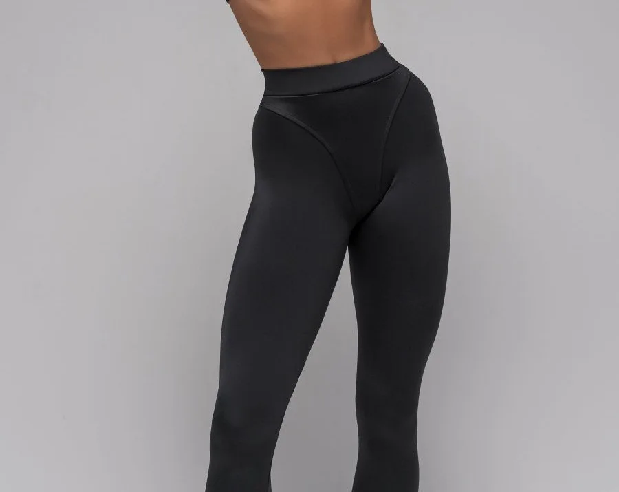Black Sexy High Waist Scrunch Butt Yoga Leggings Thick Workout Butt Lifting Plus Size Tights Yoga Pants For Women