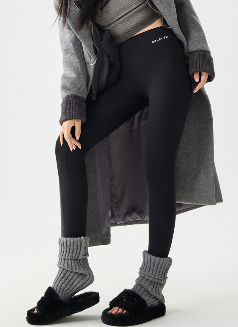 2026 New Women Step On Foot Leggings Autumn Winter Rabbit Fleece Thicken Warm Leggings Slim Yoga Fitness Sports Shark Leggings