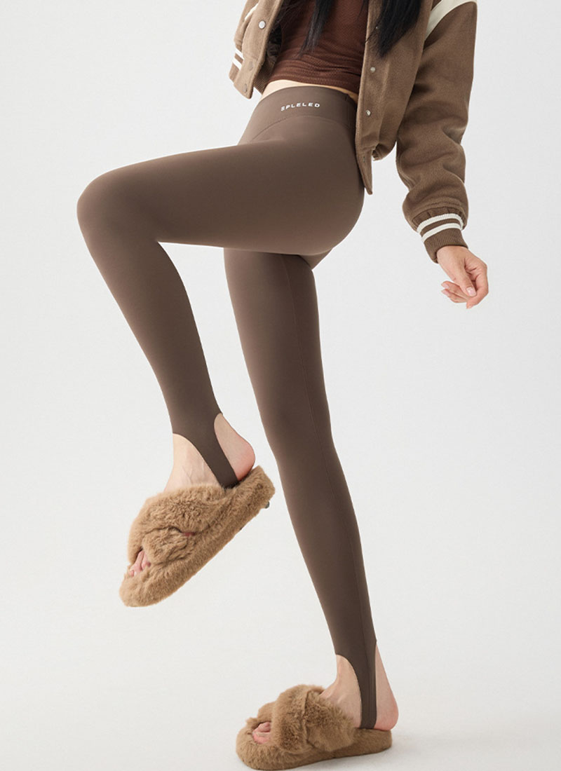 2026 New Women Step On Foot Leggings Autumn Winter Rabbit Fleece Thicken Warm Leggings Slim Yoga Fitness Sports Shark Leggings