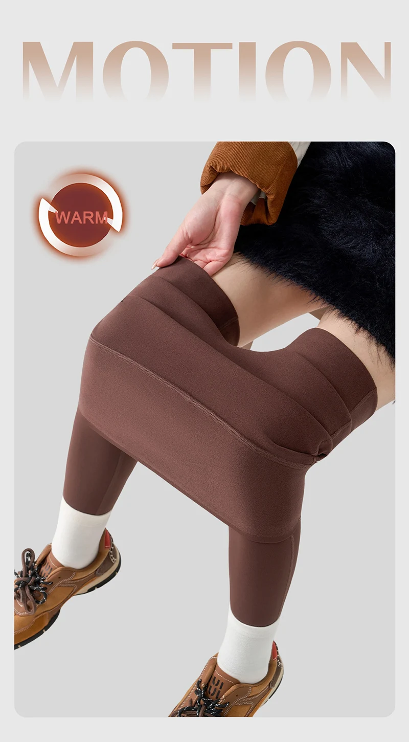 BIVIGAOS Autumn Winter 3D Butt Sharkskin Warm Yoga Leggings Women's Stretch Slim Brushed Light Fleece Fitness Sport Leggings