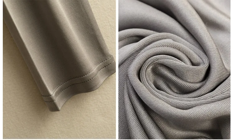 2025 Women's Fashion Autumn and Winter Clothing 23% Natural Mulberry Silk Slim Fit Breathable Hip Lifting Elastic Leggings