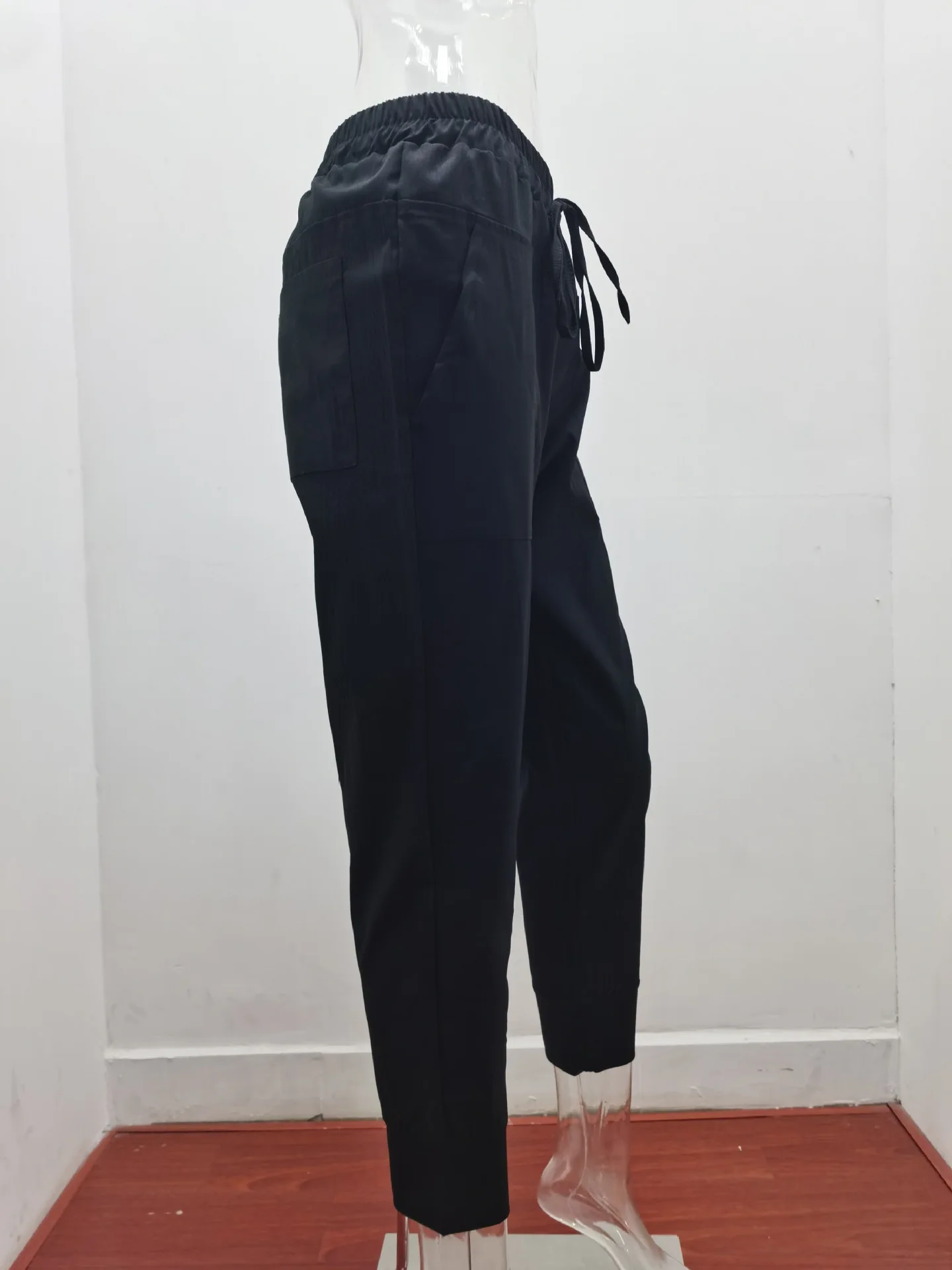 Pants Women Leggings New Pure Color Female Tall Waist Show Thin Trousers Nine Points Cheap Women Leggings OLN3386
