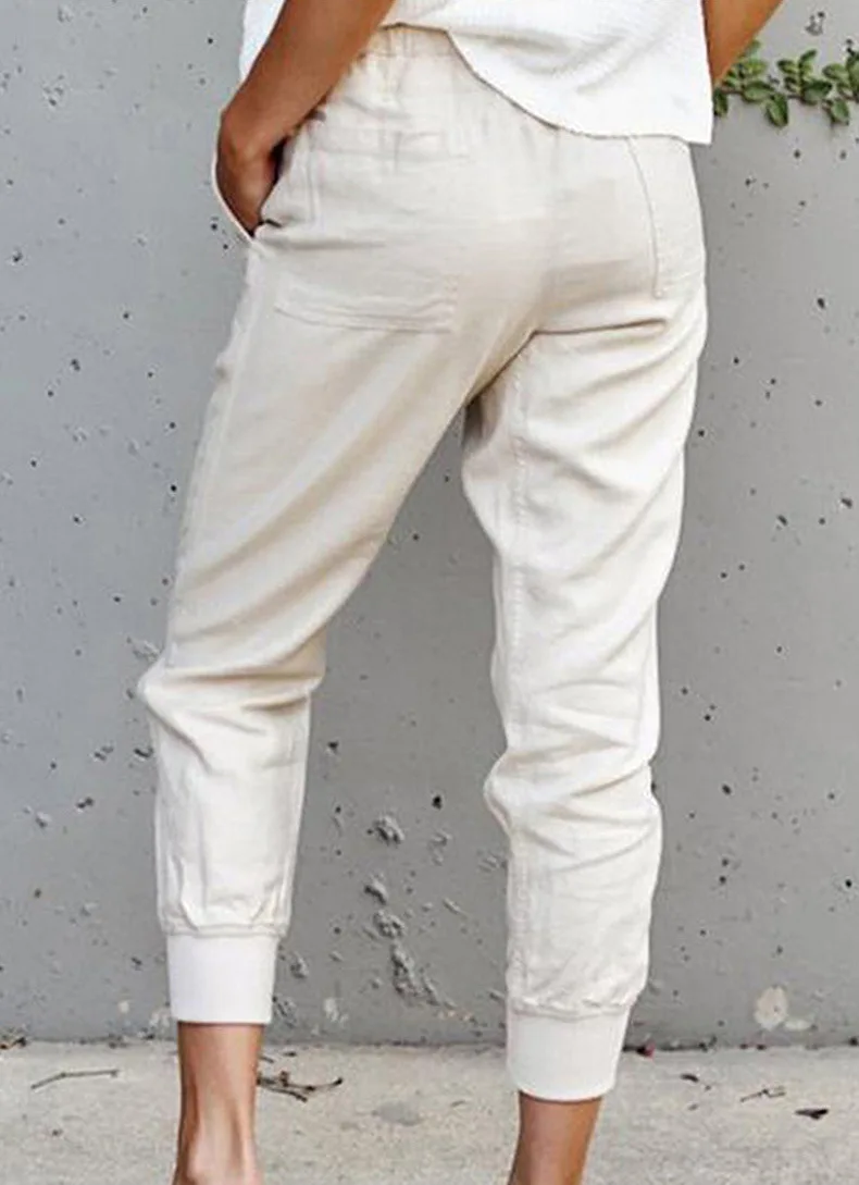 Pants Women Leggings New Pure Color Female Tall Waist Show Thin Trousers Nine Points Cheap Women Leggings OLN3386